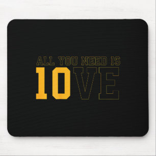 All you need 10ve love back Graphic Art Mouse Pad