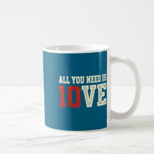 All you need 10ve love funny math quote man women coffee mug