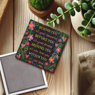 All You Need a Inspirational Graduate Trendy Magnet