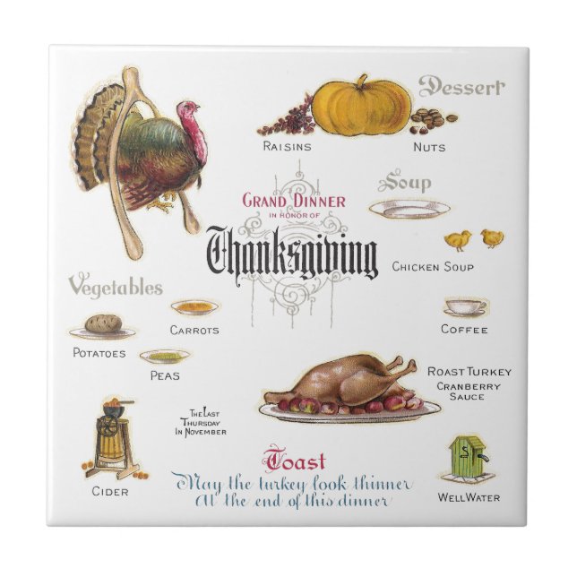 All You Need For a Thanksgiving Feast Tile (Front)