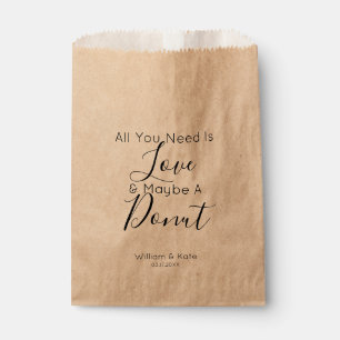 All You Need is A Doughnut Favour Bag