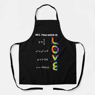 All You Need Is a Love of LGBT Maths Pride Month Apron