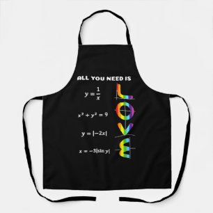All You Need Is a Love of LGBT Maths Pride Month C Apron