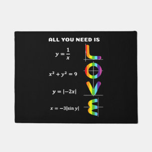 All You Need Is a Love of LGBT Maths Pride Month C Doormat
