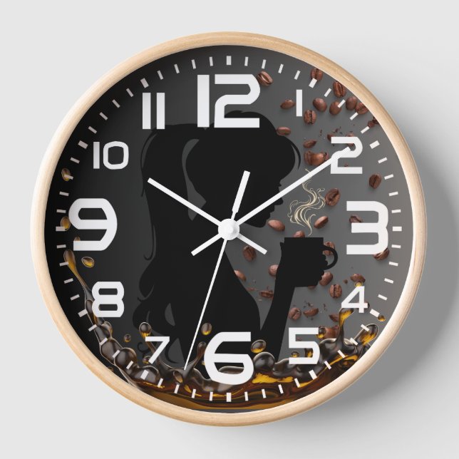 All you need is coffee clock (Front)