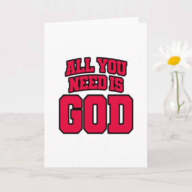All you need is God Card (Small Plant)