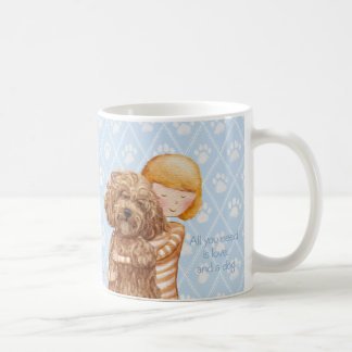 All you need is love and a dog coffee mug