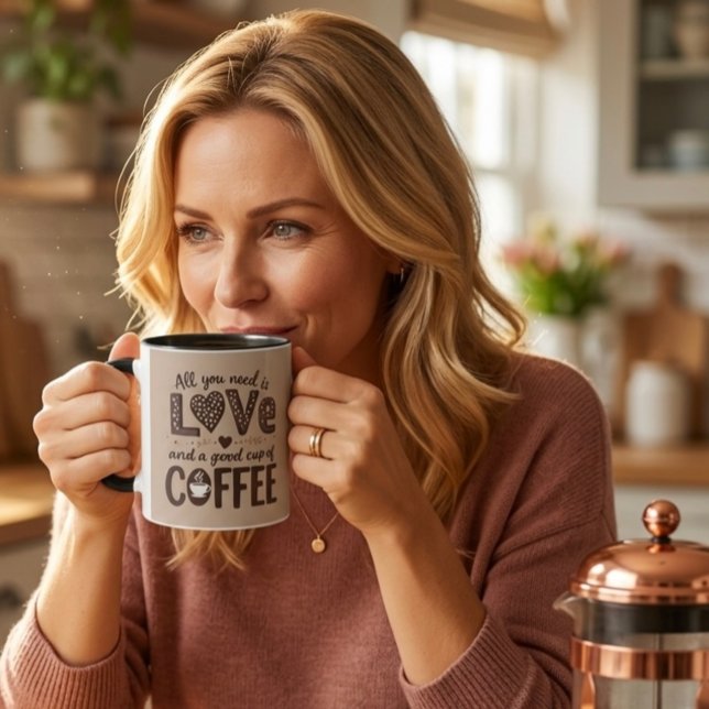 All you need is love and a good cup of coffee.Mug (Creator Uploaded)