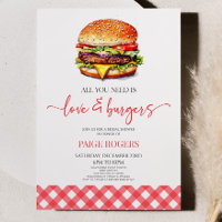 All You Need Is Love and Burgers Bridal Shower