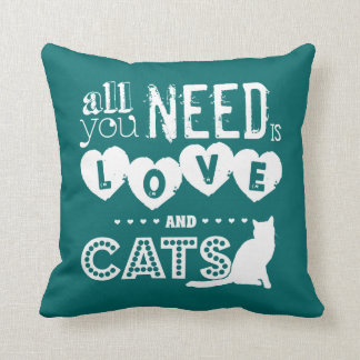 All You Need is Love and Cats Cushion