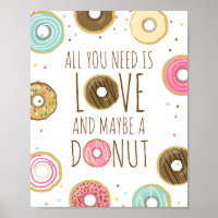 All You Need Is Love and Doughnuts Baby Bridal Sho