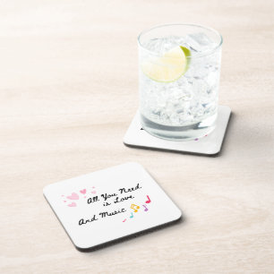 All You Need is Love and Music on a Coaster