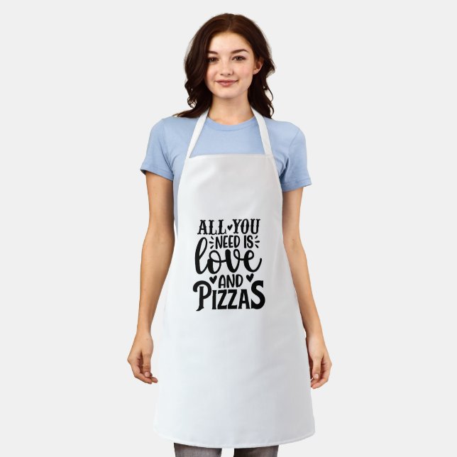 All You Need Is Love and Pizza Apron (Worn)