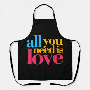 All you need is love apron