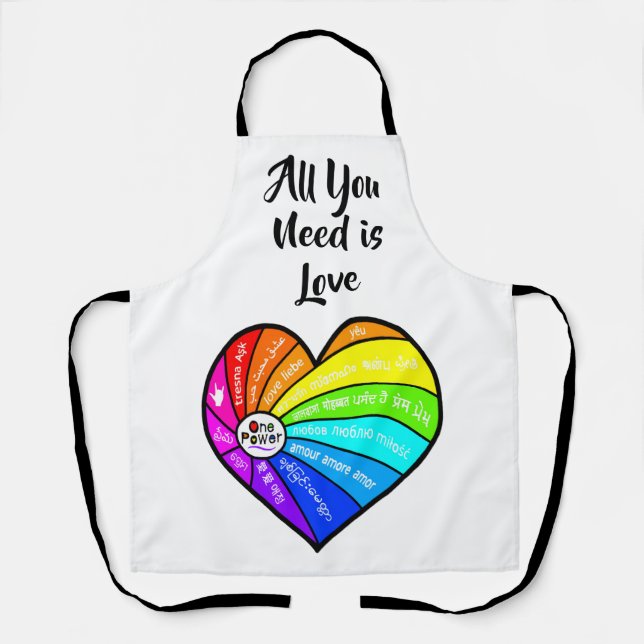 All You Need is Love Apron (Front)