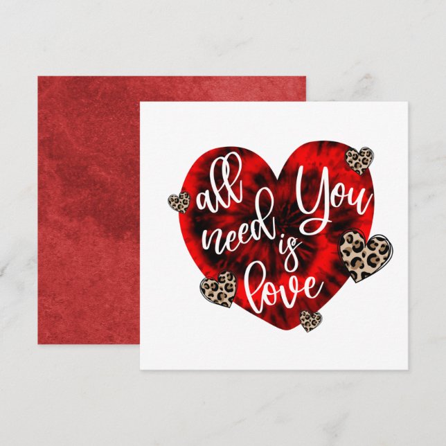 All You Need Is Love Card (Front/Back)