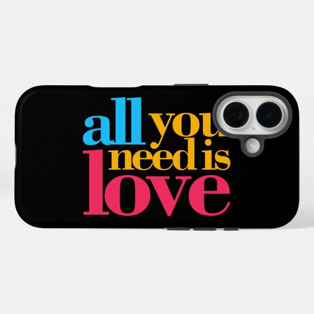 All you need is love Case-Mate iPhone case (Back (Horizontal))