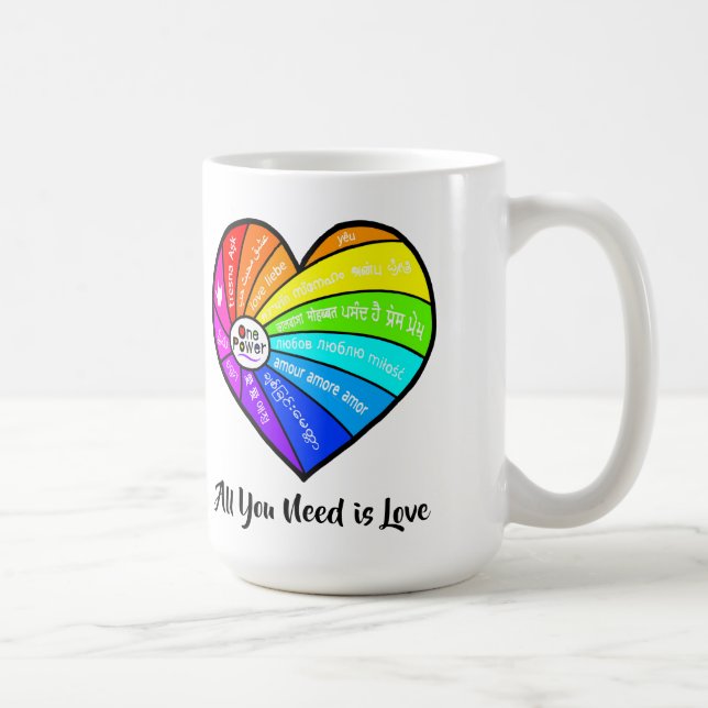 All You Need is Love Coffee Mug (Right)