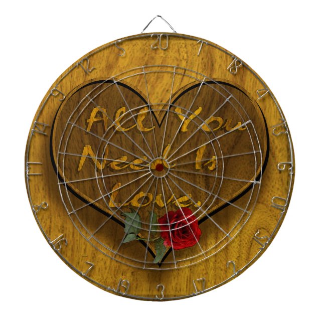 All You Need is Love Dartboard (Front)