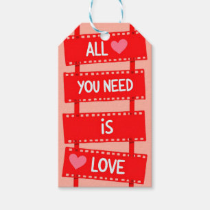 All you need is Love Gift Tags