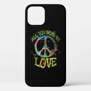 All You Need Is Love Hippie iPhone 12 Pro Case