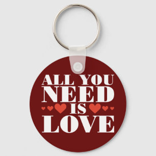 All You Need is Love Key Ring