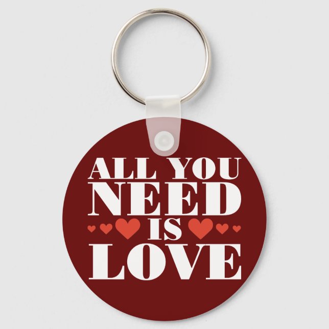 All You Need is Love Key Ring (Front)