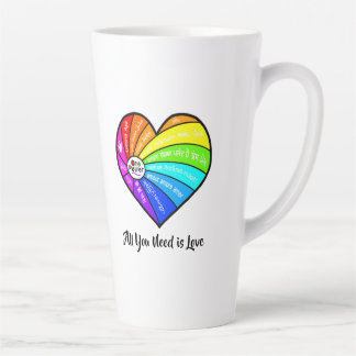 All You Need is Love Latte Mug