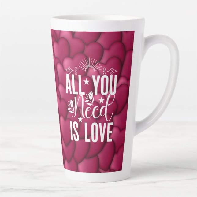All You Need is Love Latte Mug (Right)