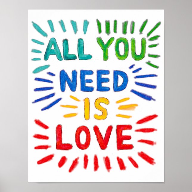 All You Need Is Love poster (Front)