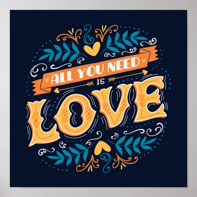 All You Need is Love Poster (Front)