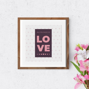 All you need is love poster