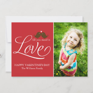 All You Need Is Love {red} Holiday Card