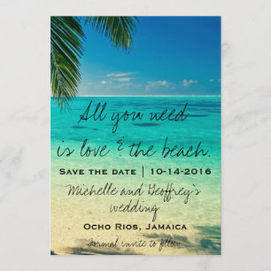 All You Need Is Love & The Beach Save the Date