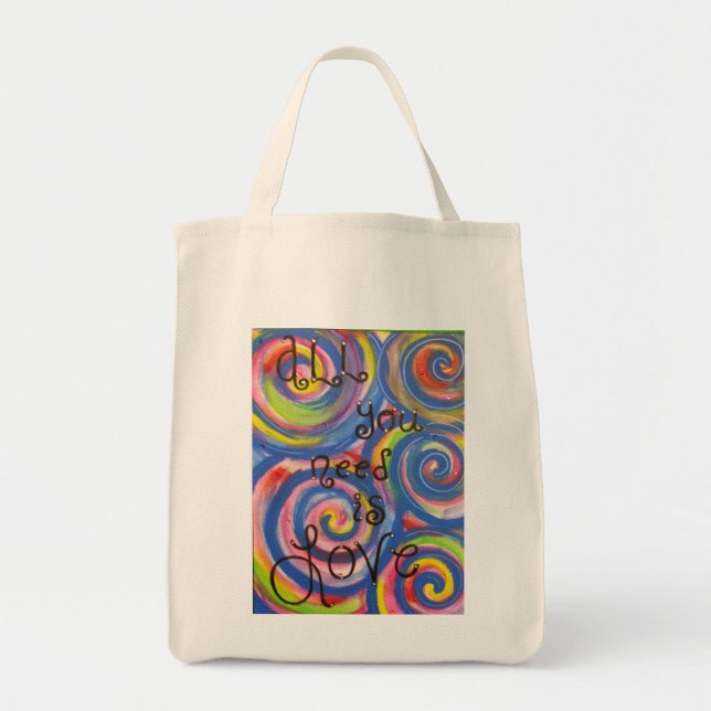'All You Need is Love' Tote (Front)