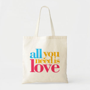 All you need is love tote bag