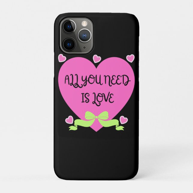 All You Need Is Love Valentine Design Case-Mate iPhone Case (Back)