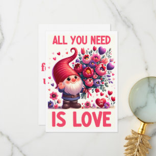 All You Need Is Love - Valentine's Day Card