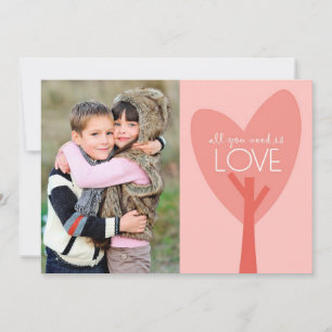 All You Need Is Love Valentine's Day Photo Card
