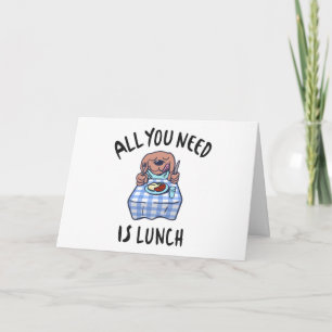 All you need is lunch card
