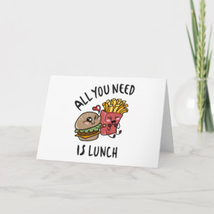 All you need is lunch card