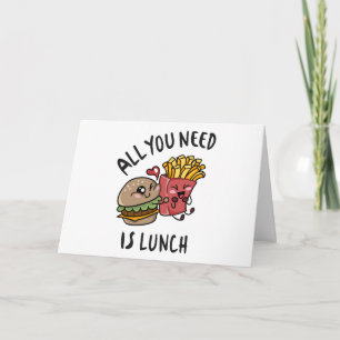 All you need is lunch card