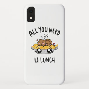 All you need is lunch iPhone XR case