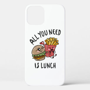 All you need is lunch iPhone 12 case
