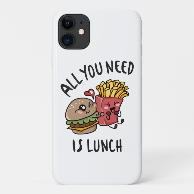 All you need is lunch Case-Mate iPhone case (Back)