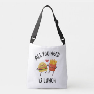 All you need is lunch crossbody bag