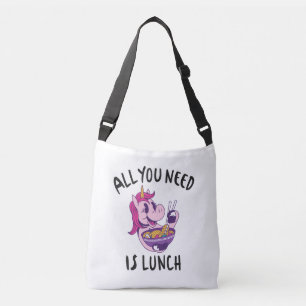 All you need is lunch crossbody bag