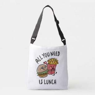 All you need is lunch crossbody bag