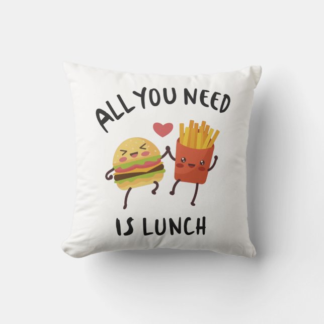 All you need is lunch cushion (Front)