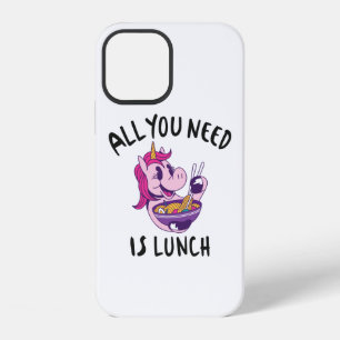 All you need is lunch iPhone 12 case